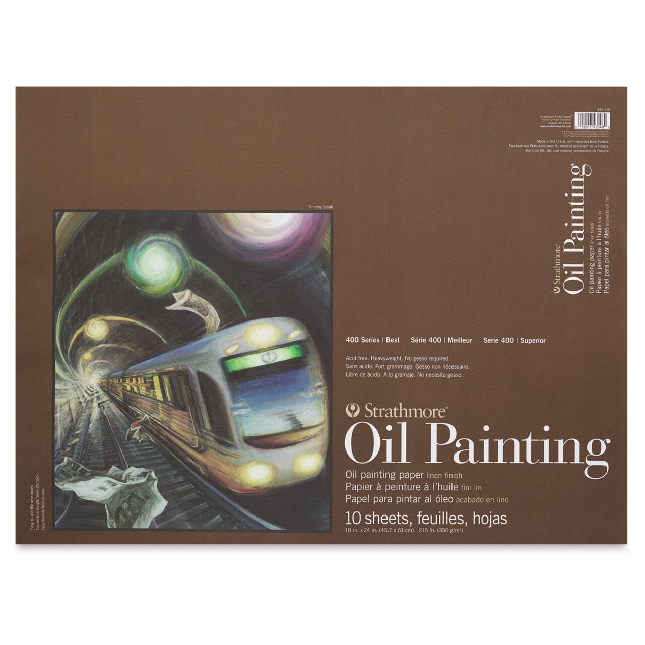 Strathmore 400 Series Oil Painting Pad - 18" x 24", 10 Sheets
